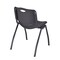 Regency Kahlo Square Table & Chair Sets, 36 W, 36 L, 29 H, Wood, Metal, Plastic Top, Maple TPL3636PLCM47BK - alternate 2